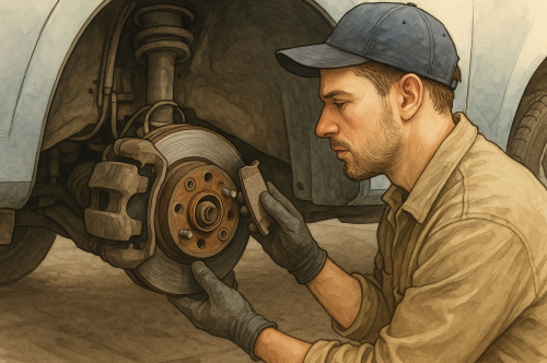 Jak poznat, že je čas vyměnit brzdové destičky – příznaky, kontrola a výměna