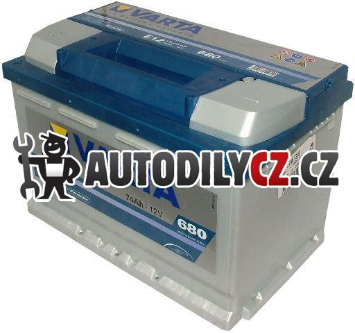 74Ah L, s.p.680A,BLUE Dynamic,12V,278x175x190