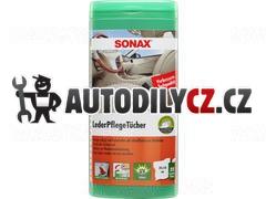 SONAX Čistící ubrousky na kůži - box,25 ks