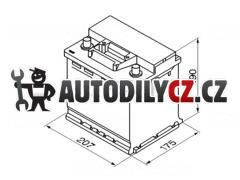 45Ah P, s.p.400A ,BOSCH S3,12V,207x175x190