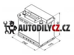 56Ah L, s.p.480A ,BOSCH S3,12V,242x175x190