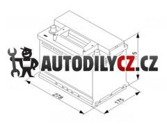 70Ah P, s.p.640A ,BOSCH S3,12V,278x175x175