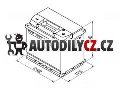 60Ah P, s.p.540A ,BOSCH S4,12V,242x175x190