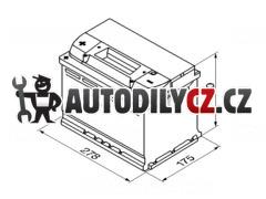 74Ah L, s.p.680A,BOSCH S4,12V,278x175x190