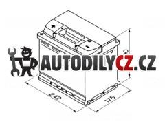 63Ah L, s.p.610A ,BOSCH S5,12V,242x175x190