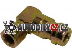 Redukce mezi lahev a rychlospojku HP (90°) - 3/8´´