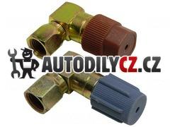 Redukce lahev a rychlospoj. LP+HP (90°) - 1/4´´