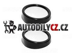 Zrcátko sférické kulaté otočné 2ks