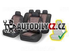 Potahy sedadel sada 9ks JACK I. AIRBAG