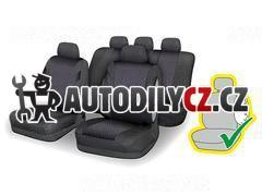 Potahy sedadel sada 9ks JACK II. AIRBAG