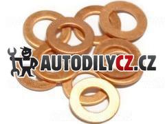 Měděná podložka 14x20x1.5, 10 kusů