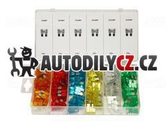 Nožové pojistky, sada 120 ks