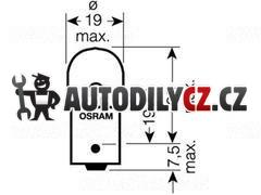 Žárovka OSRAM R10W 12V 10W BA15s ULTRA LIFE