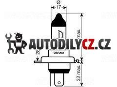 Žárovka OSRAM HS1 12V 35/35W PX43t